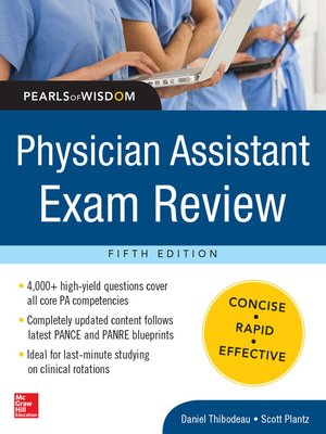 cover image of Physician Assistant Exam Review, Pearls of Wisdom